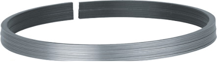 Rails piston ring