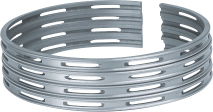 Coil spring oil control ring